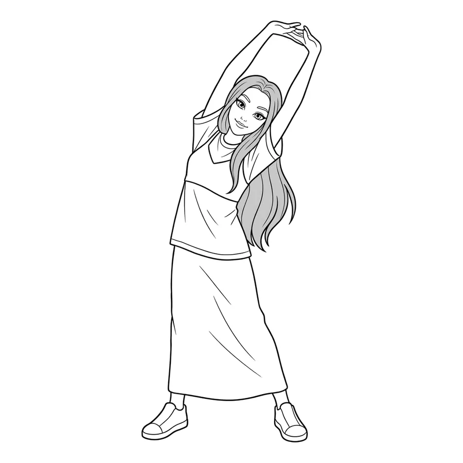 Mira Kpop Demon Hunters coloring page 7