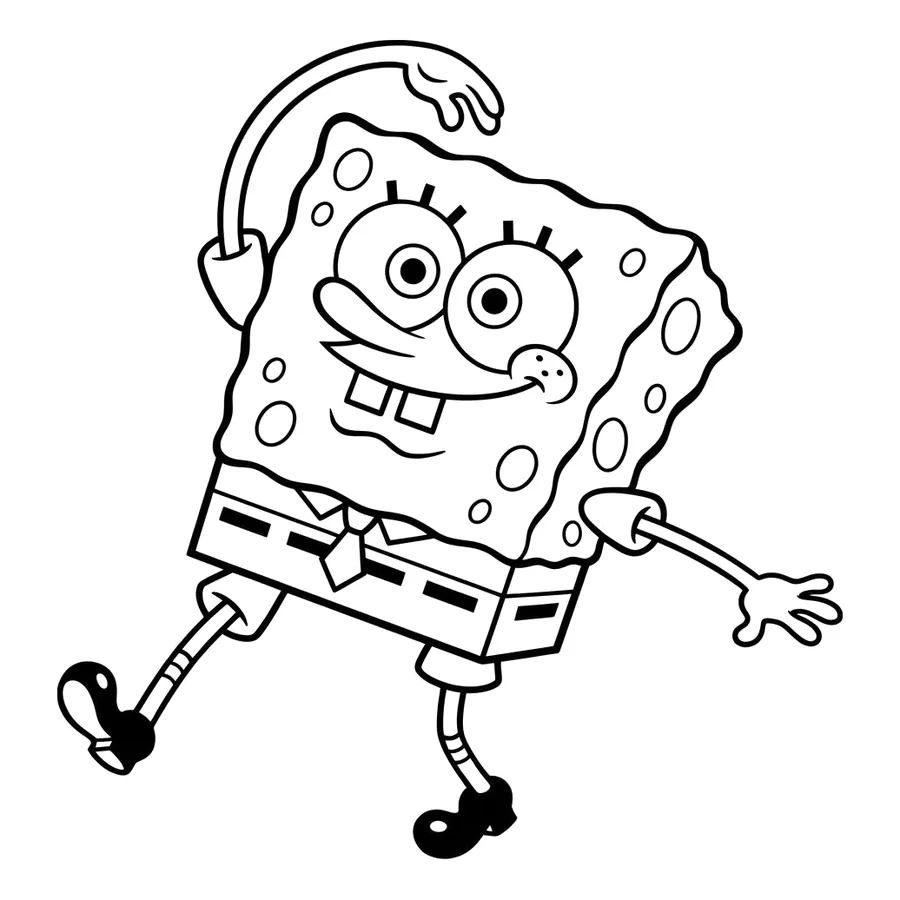SpongeBob SquarePants coloring page 12