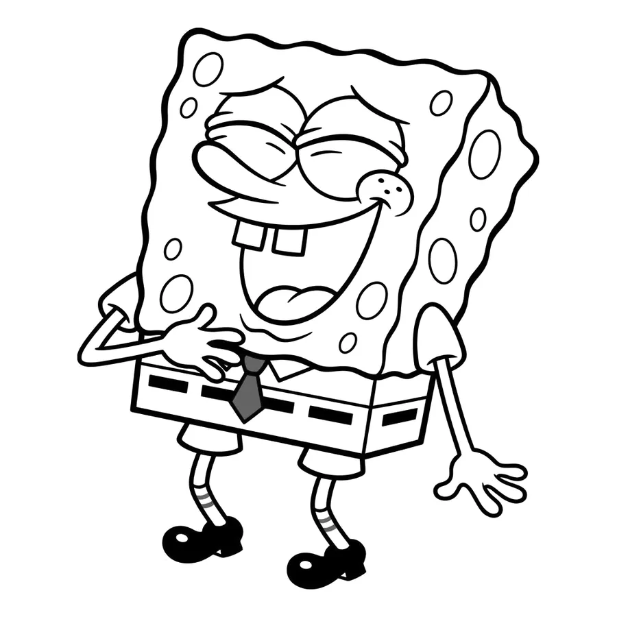 SpongeBob SquarePants coloring page 14