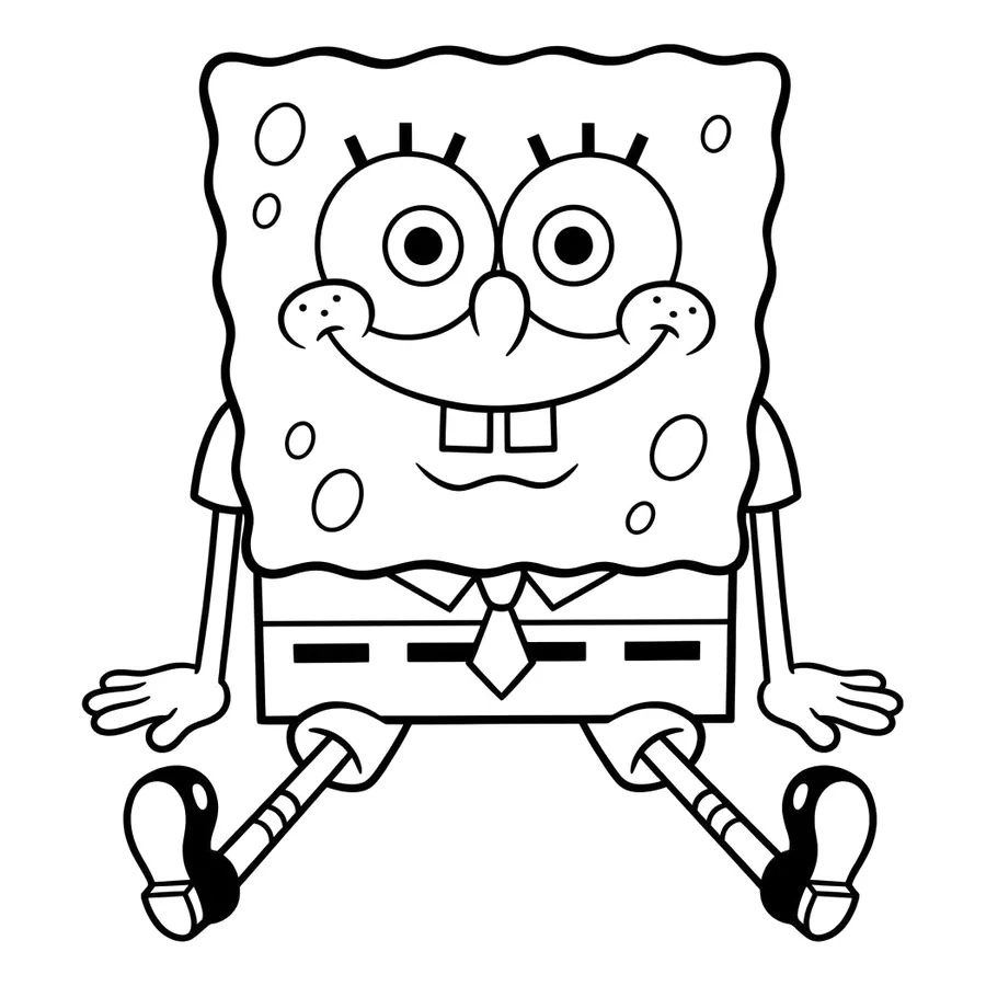 SpongeBob SquarePants coloring page 16