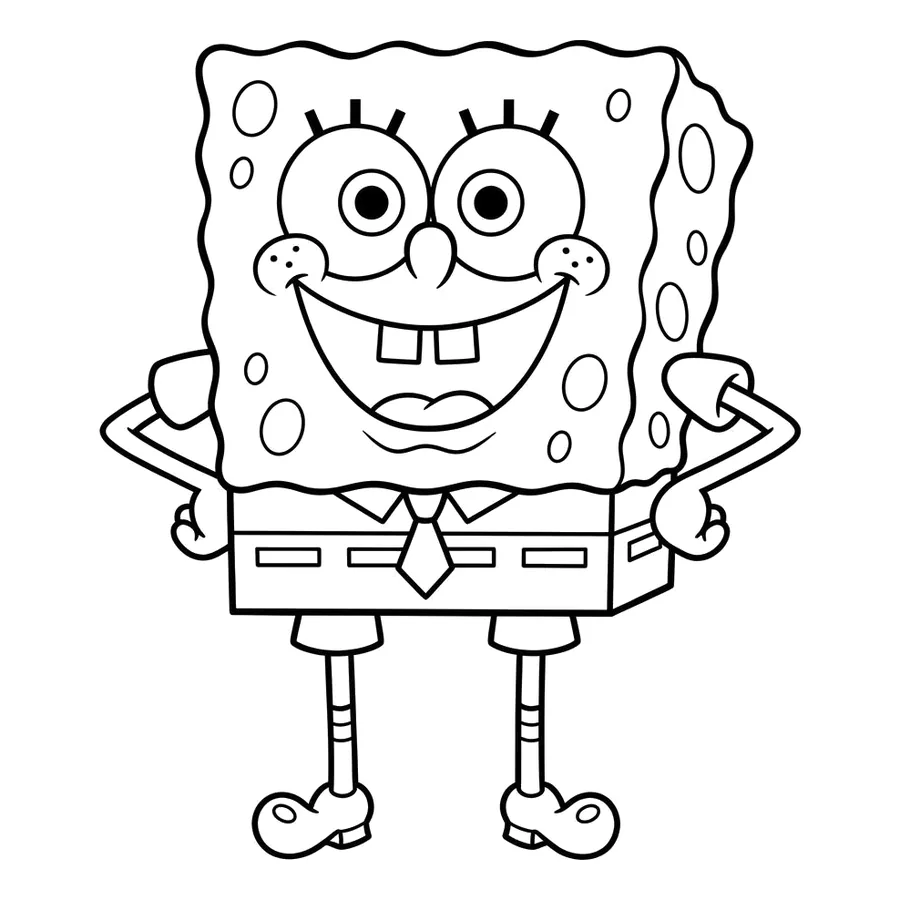 SpongeBob SquarePants coloring page 17