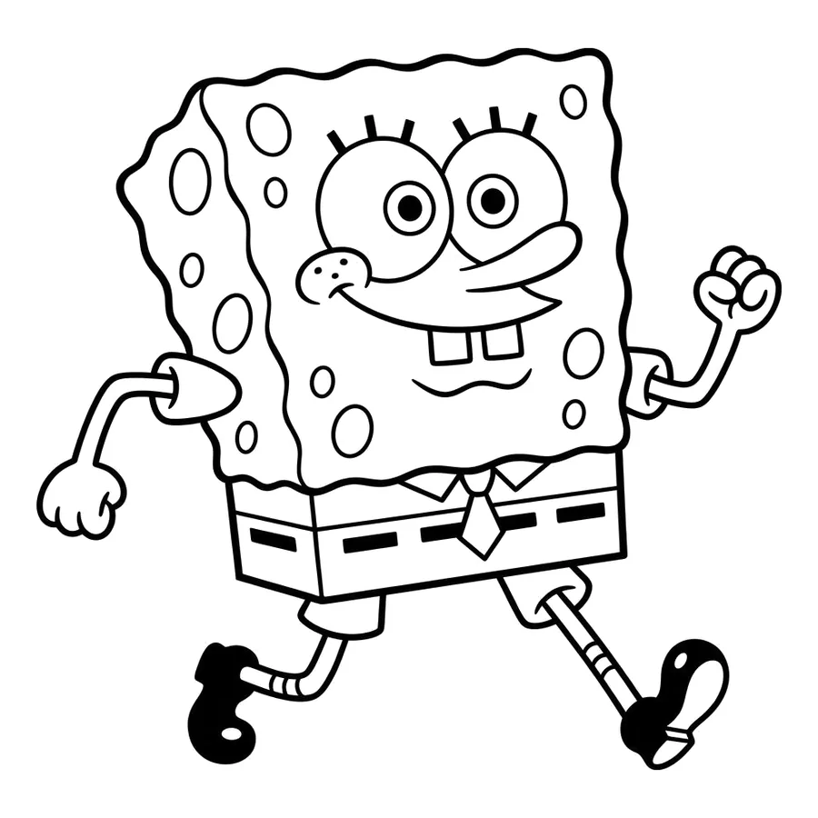 SpongeBob SquarePants coloring page 19