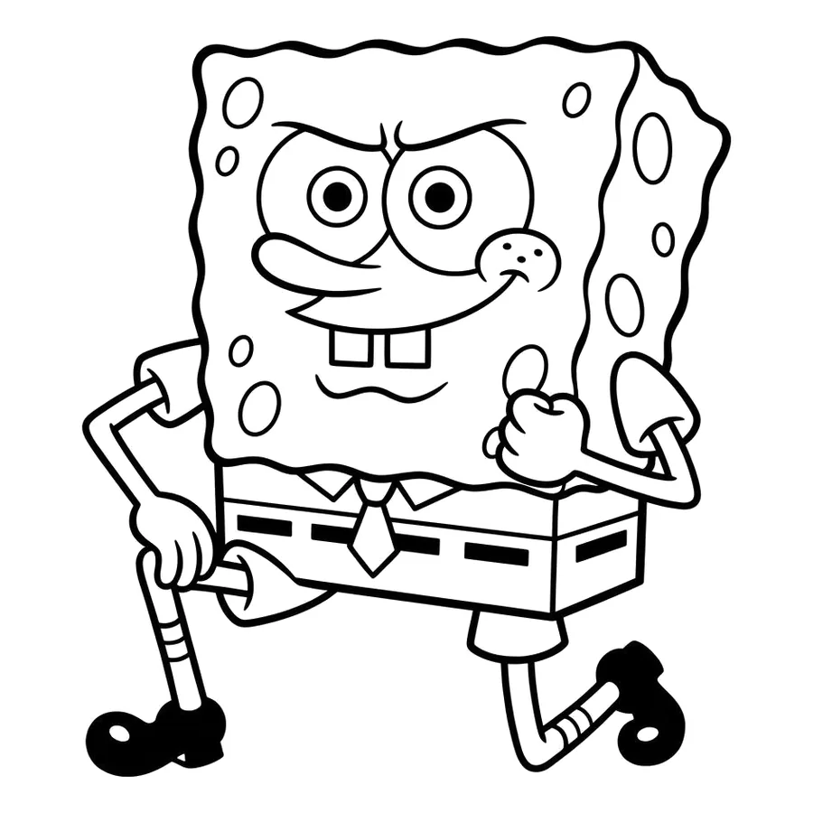SpongeBob SquarePants coloring page 8